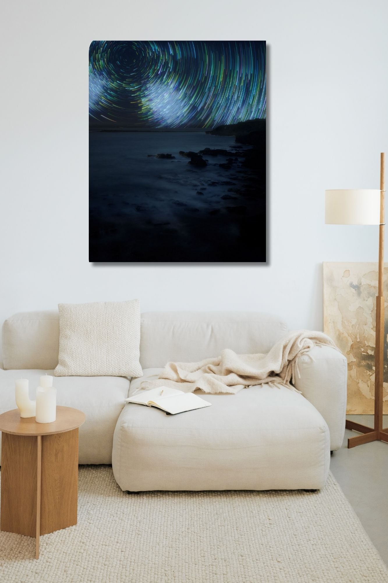 Celestial Tides – Limited Edition Star Trail Photography Print