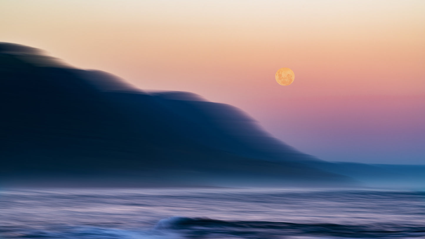 Ethereal Moonrise captures the magic of twilight