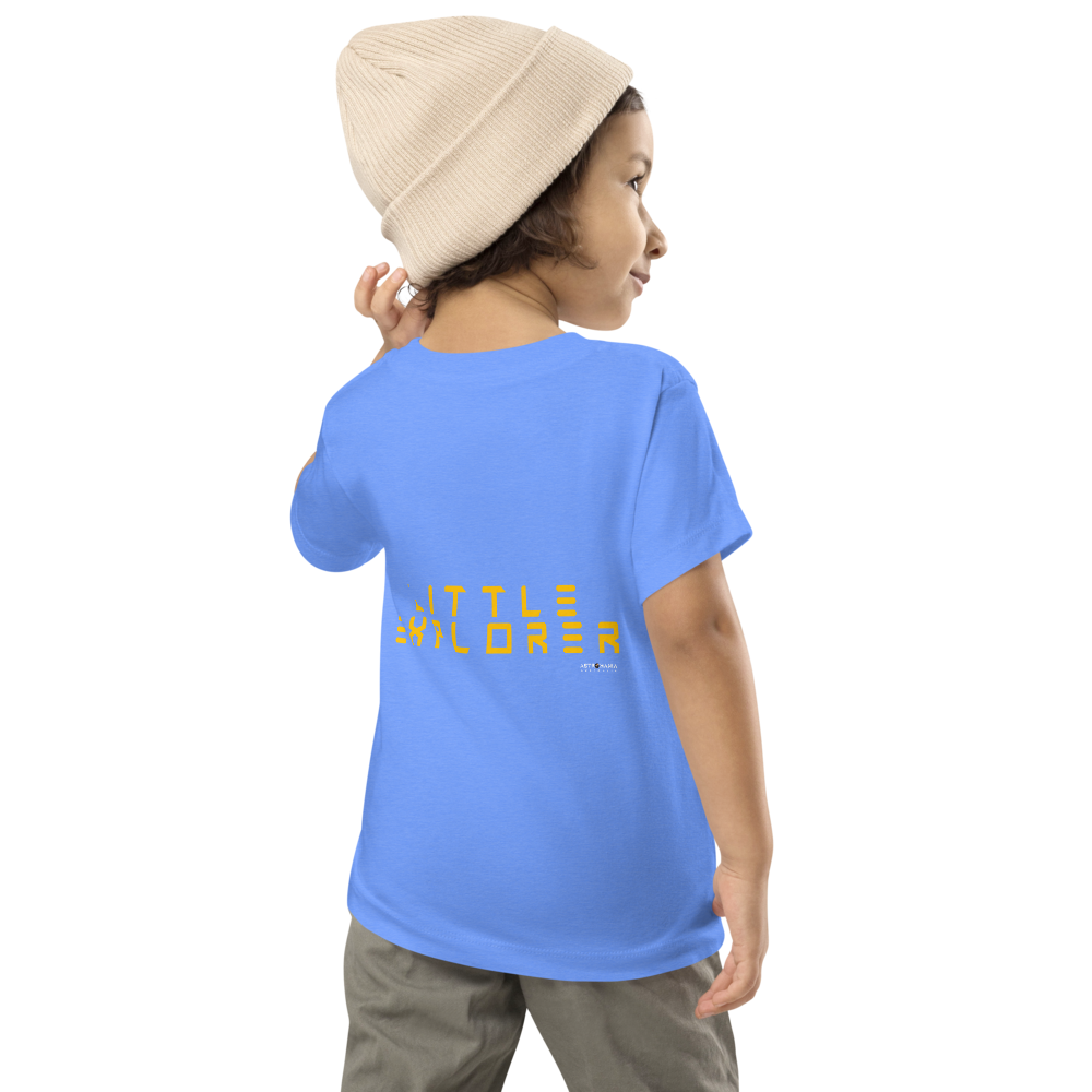 Rainbow Galaxy Astronaut T-Shirt for Kids – Colorful Space Adventure Tee