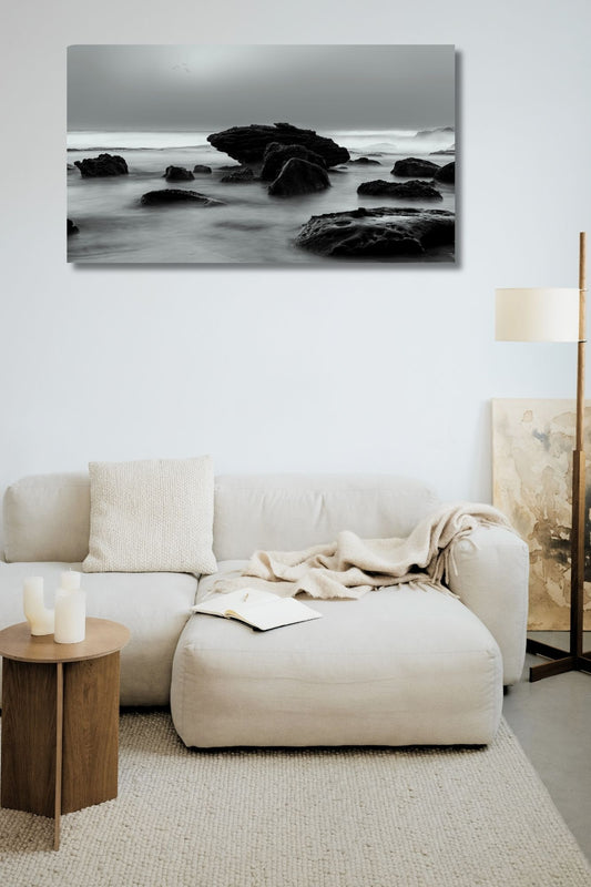 Monochrome Serenity – Limited Edition Seascape Photography Print